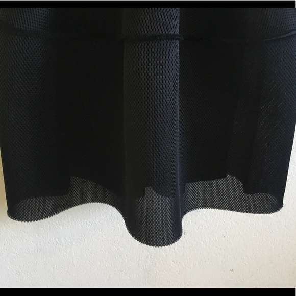 MAJE Black Mesh Mini Bell Dress Sz 1/S/34 NWT - Picture 7 of 8